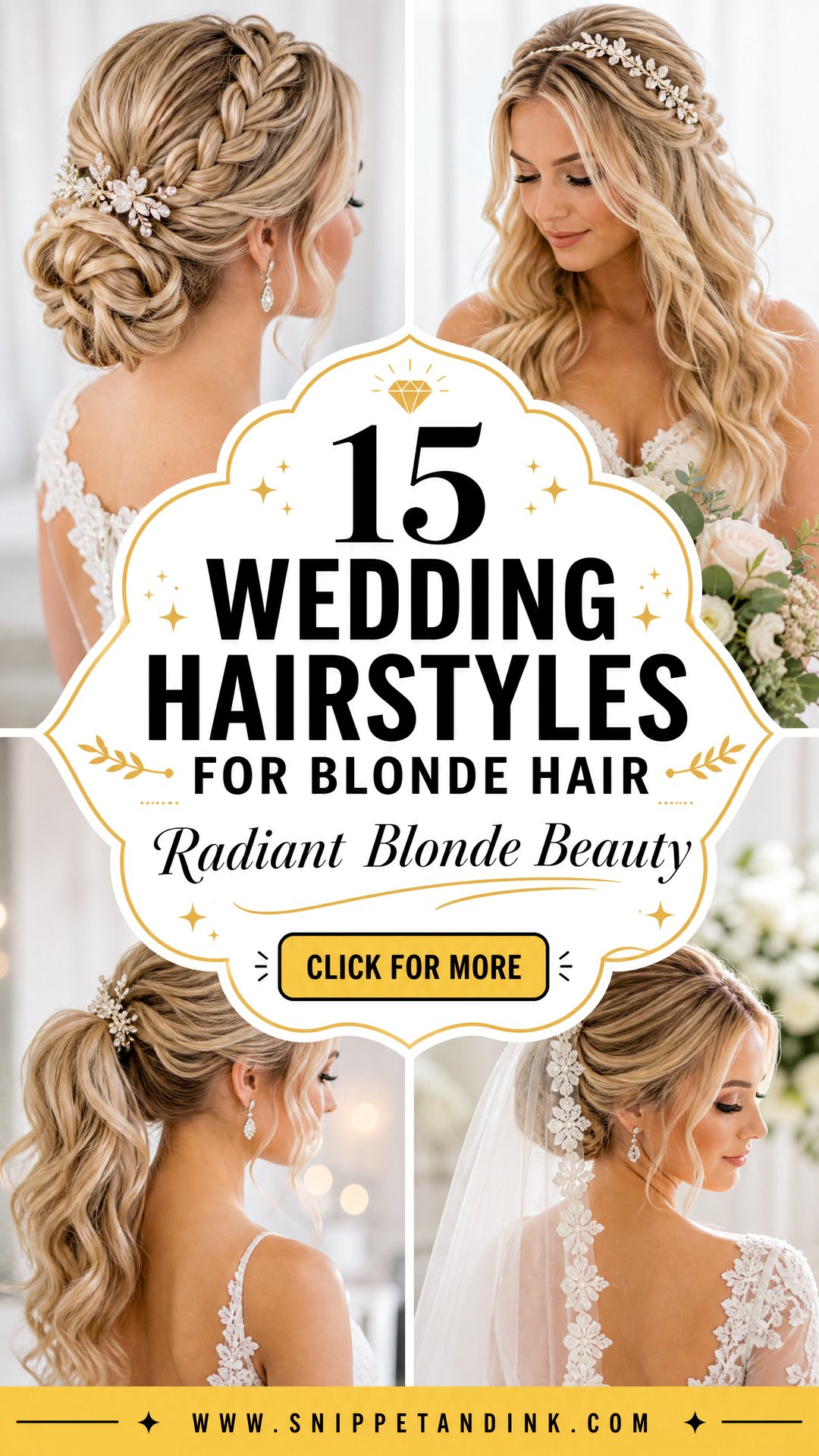 15 Wedding Hairstyles for Blonde Hair Radiant Bridal Looks - 15 Wedding Hairstyles for Blonde Hair: Radiant Bridal Looks