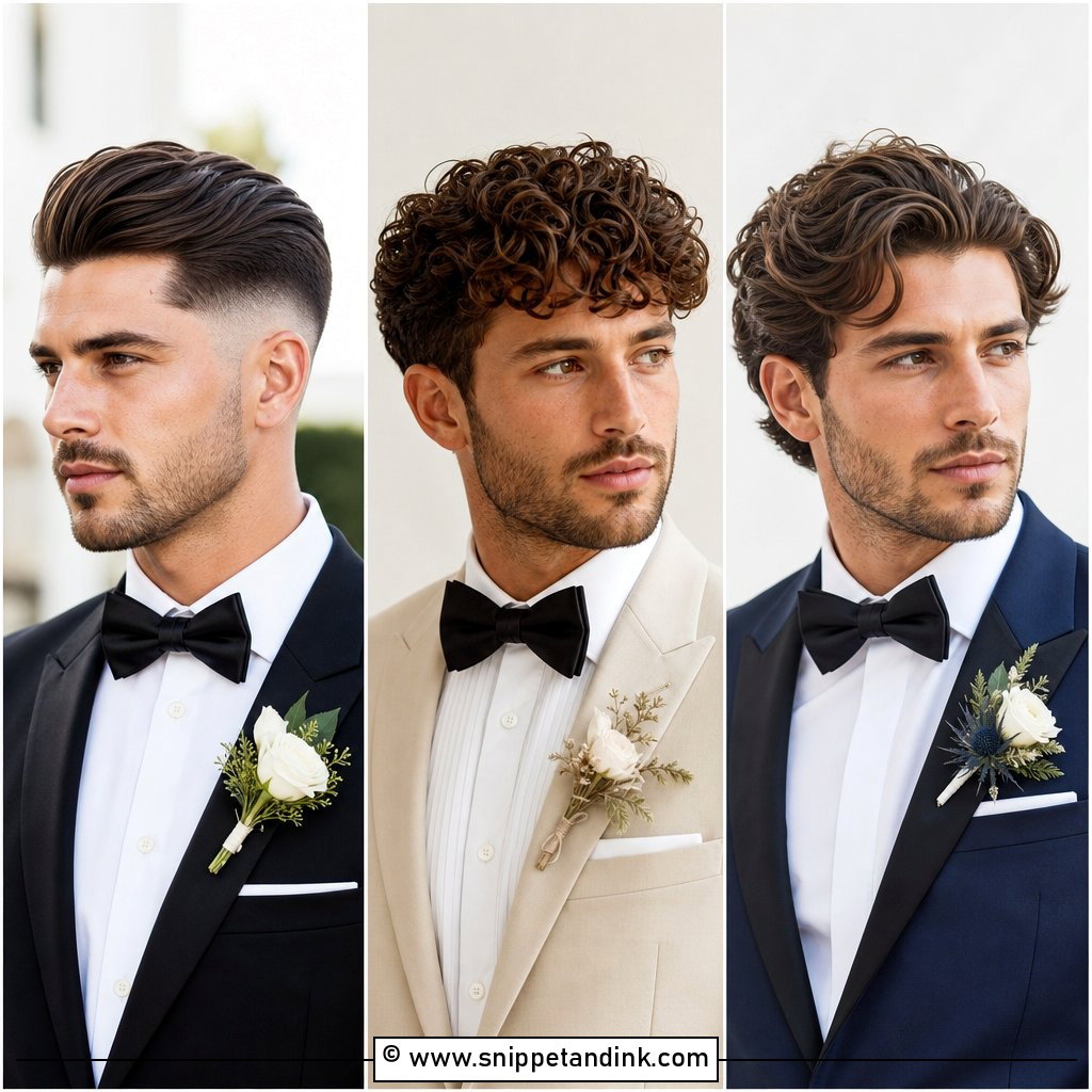15 Wedding Hairstyles for Groom Polished Looks for Big Day