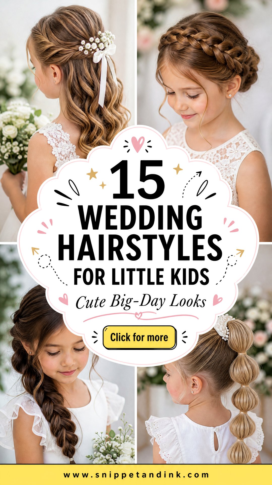 15 Wedding Hairstyles for Little Kids Cute Ideas for Big Days - 15 Wedding Hairstyles for Little Kids: Cute Ideas for Big Days