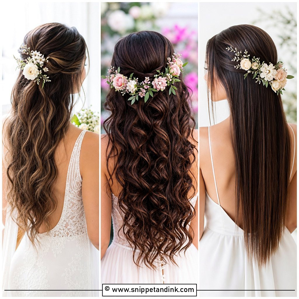 15 Wedding Hairstyles for Long Hair With Flowers Fresh Ideas