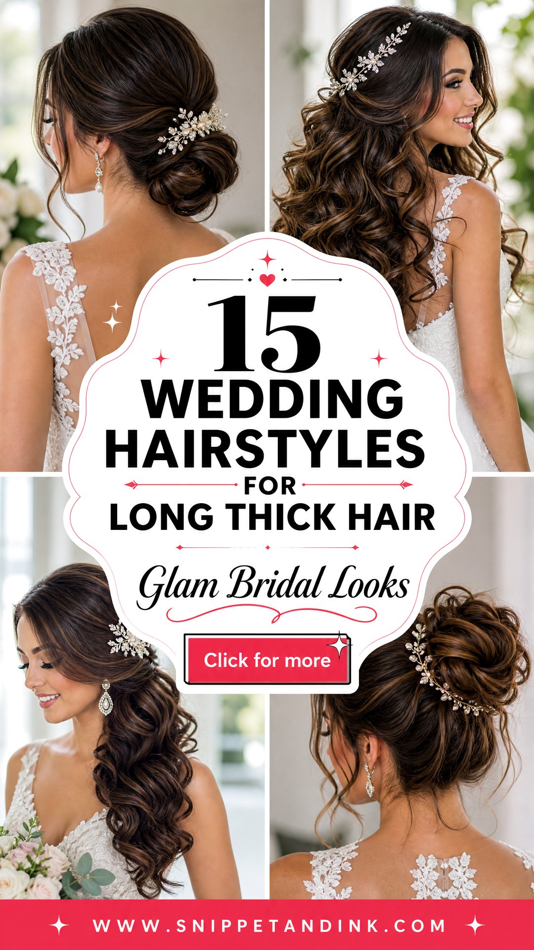 15 Wedding Hairstyles for Long Thick Hair Glam Looks to Try - 15 Wedding Hairstyles for Long Thick Hair: Glam Looks to Try
