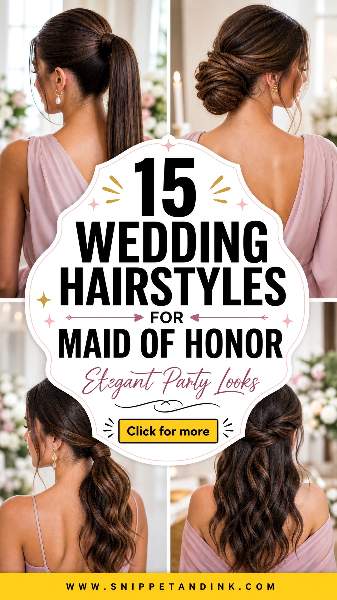 15 Wedding Hairstyles for Maid of Honor Elegant Party Looks - 15 Wedding Hairstyles for Maid of Honor: Elegant Party Looks
