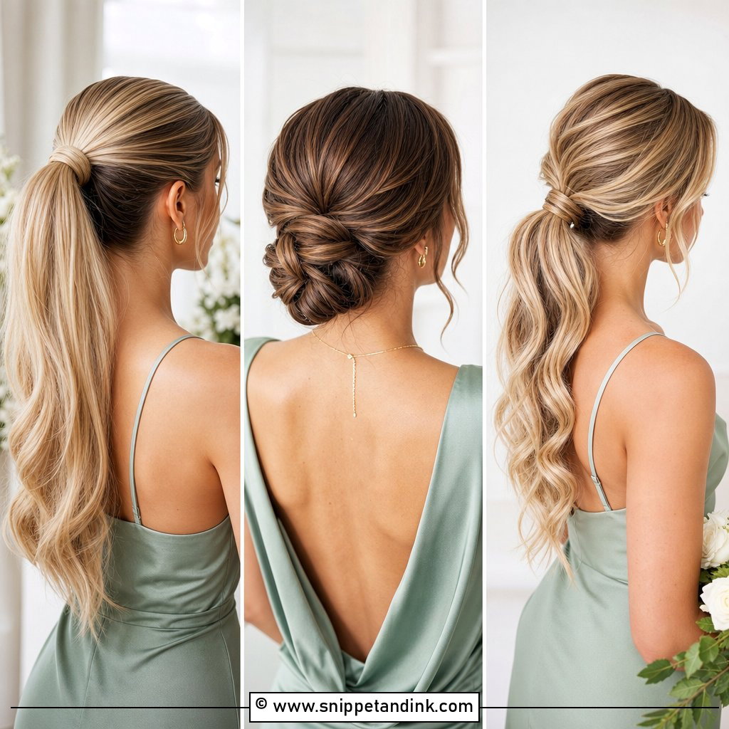 15 Wedding Hairstyles for Maid of Honor Elegant Party Looks