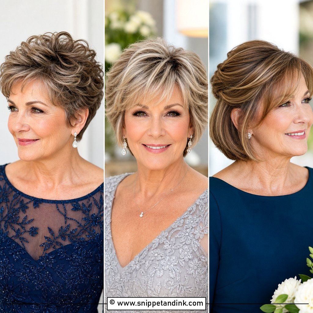 15 Wedding Hairstyles for Mother of Groom Short Hair Chic Ideas