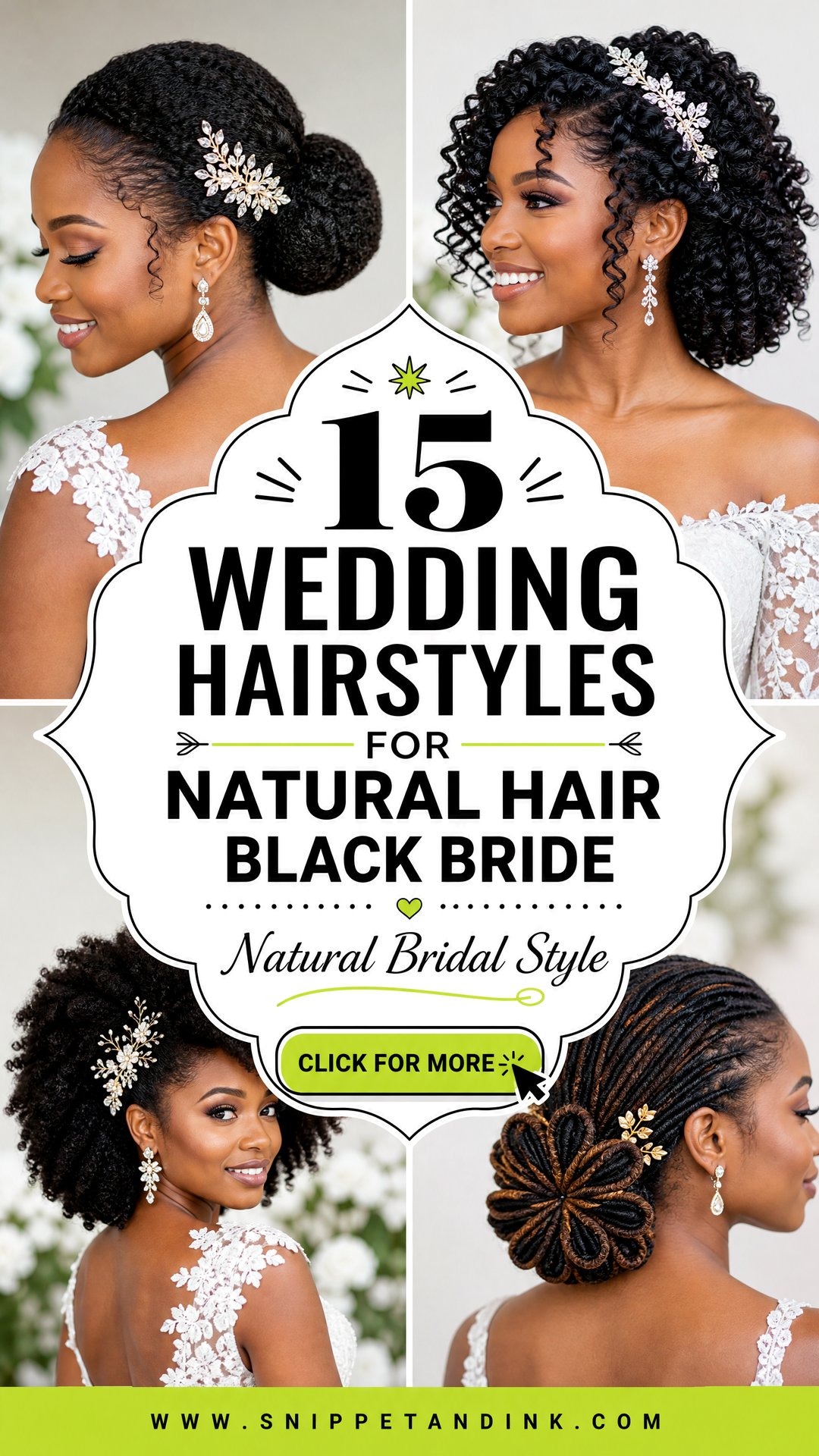15 Wedding Hairstyles for Natural Hair Black Bride Bridal Style - 15 Wedding Hairstyles for Natural Hair Black Bride Bridal Style