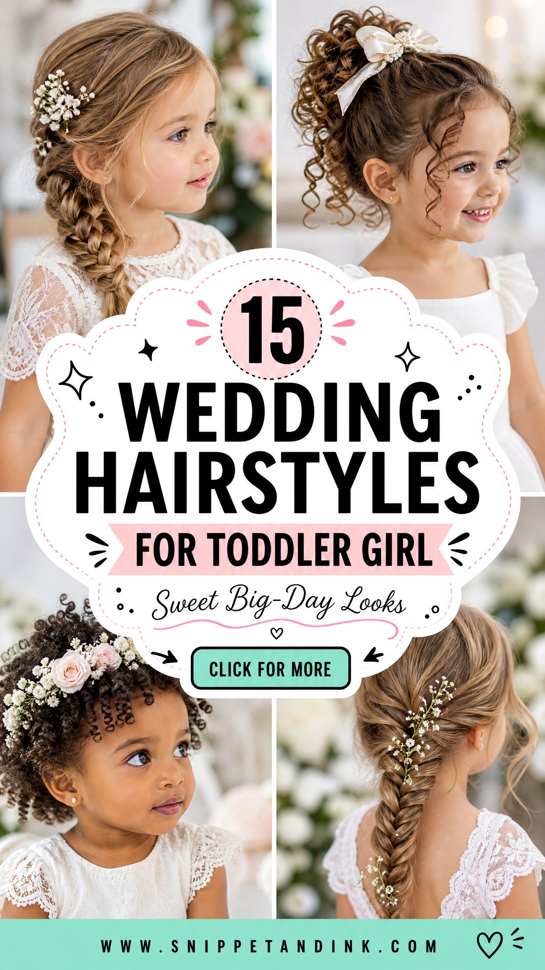 15 Wedding Hairstyles for Toddler Girl Sweet Big-Day Looks - 15 Wedding Hairstyles for Toddler Girl: Sweet Big-Day Looks