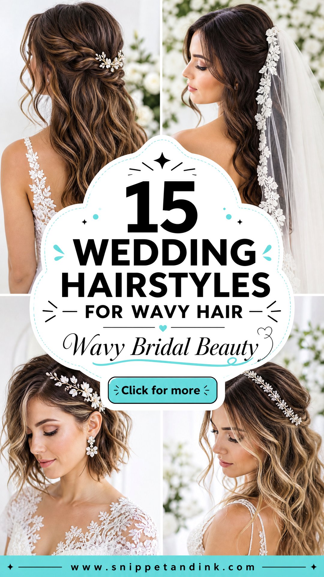 15 Wedding Hairstyles for Wavy Hair Brides Will Love in 2026 - 15 Wedding Hairstyles for Wavy Hair Brides Will Love in 2026