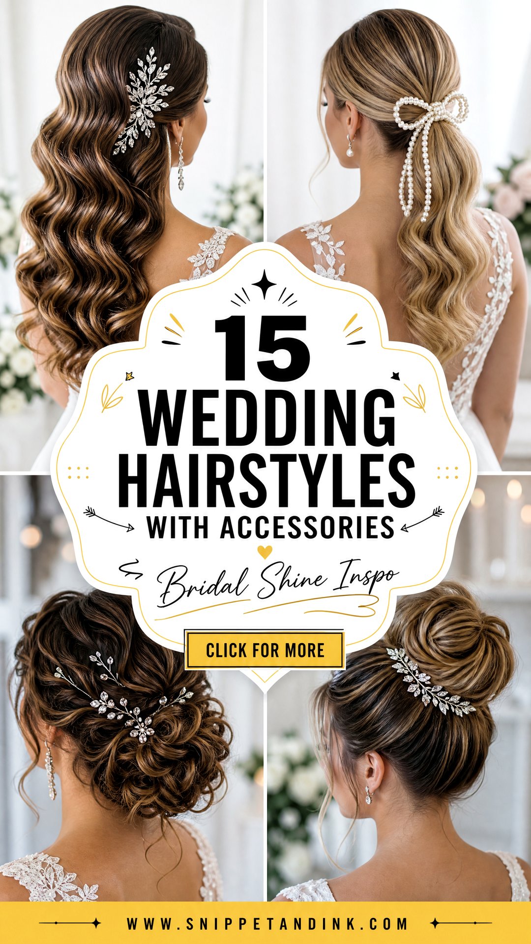 15 Wedding Hairstyles with Accessories for Bridal Shine - 15 Wedding Hairstyles with Accessories for Bridal Shine