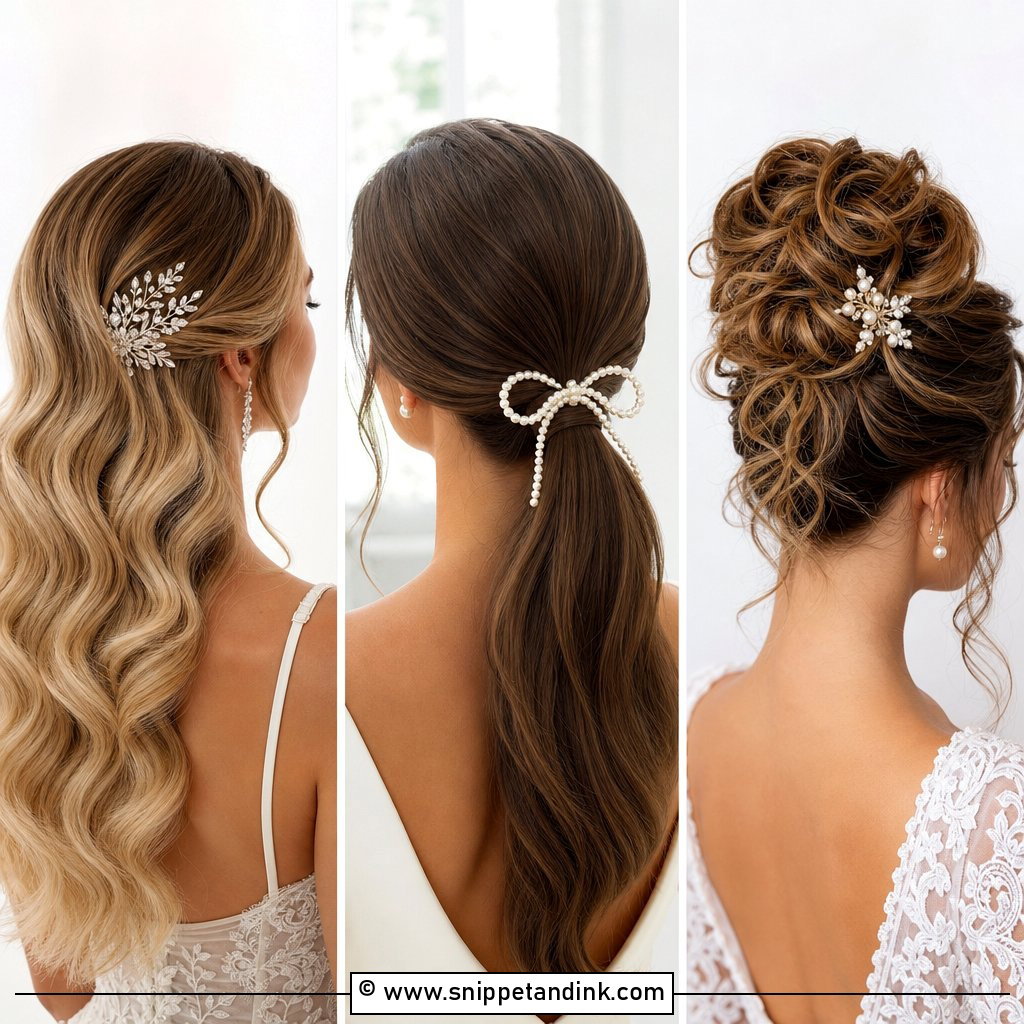 15 Wedding Hairstyles with Accessories for Bridal Shine
