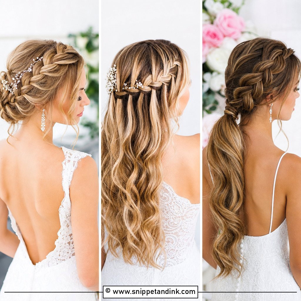 15 Wedding Hairstyles with Braid for Romantic Detail