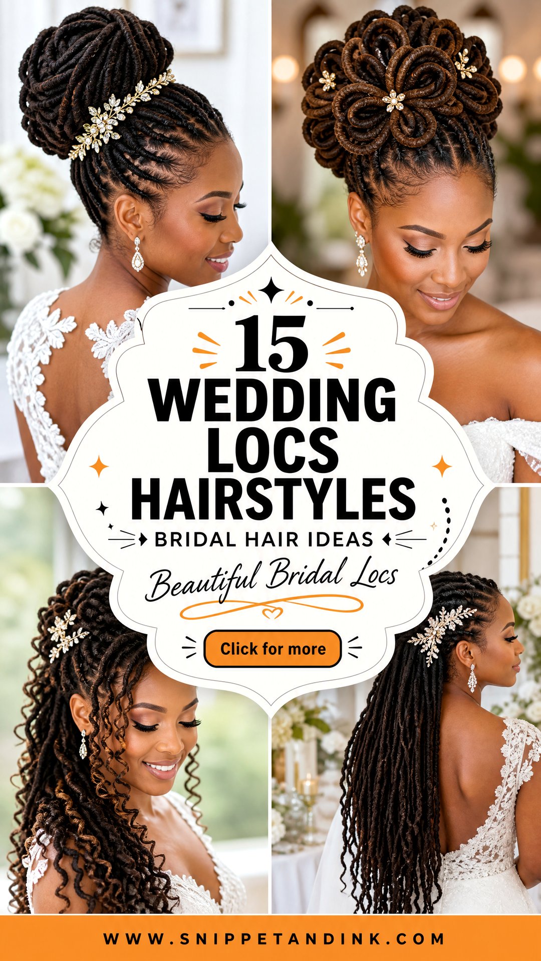 15 Wedding Locs Hairstyles Bridal Hair Ideas to Love - 15 Wedding Locs Hairstyles Bridal Hair Ideas to Love