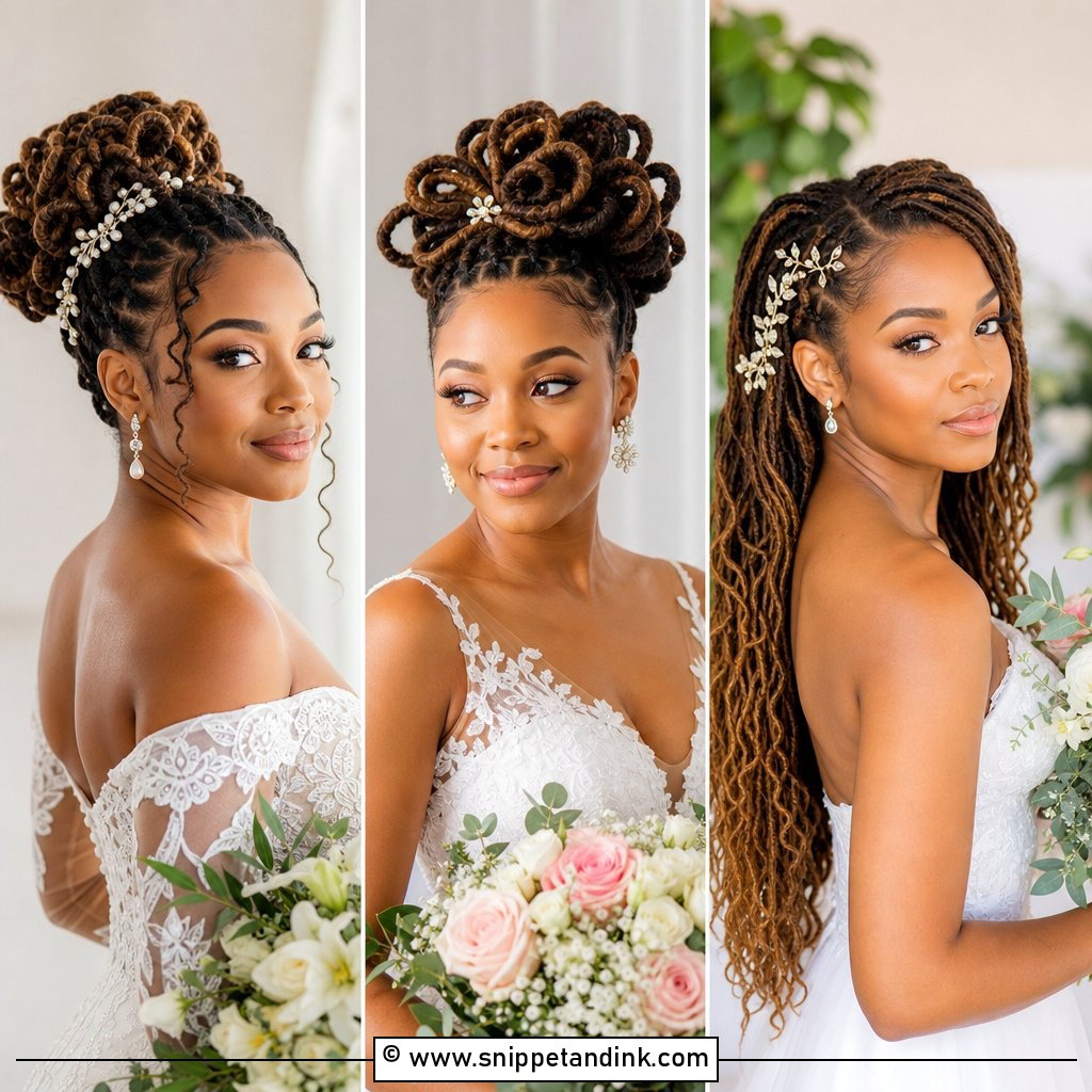 15 Wedding Locs Hairstyles Bridal Hair Ideas to Love