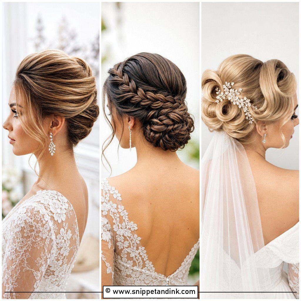 15 Wedding Updo for Bride Ideas for a Polished Big Day