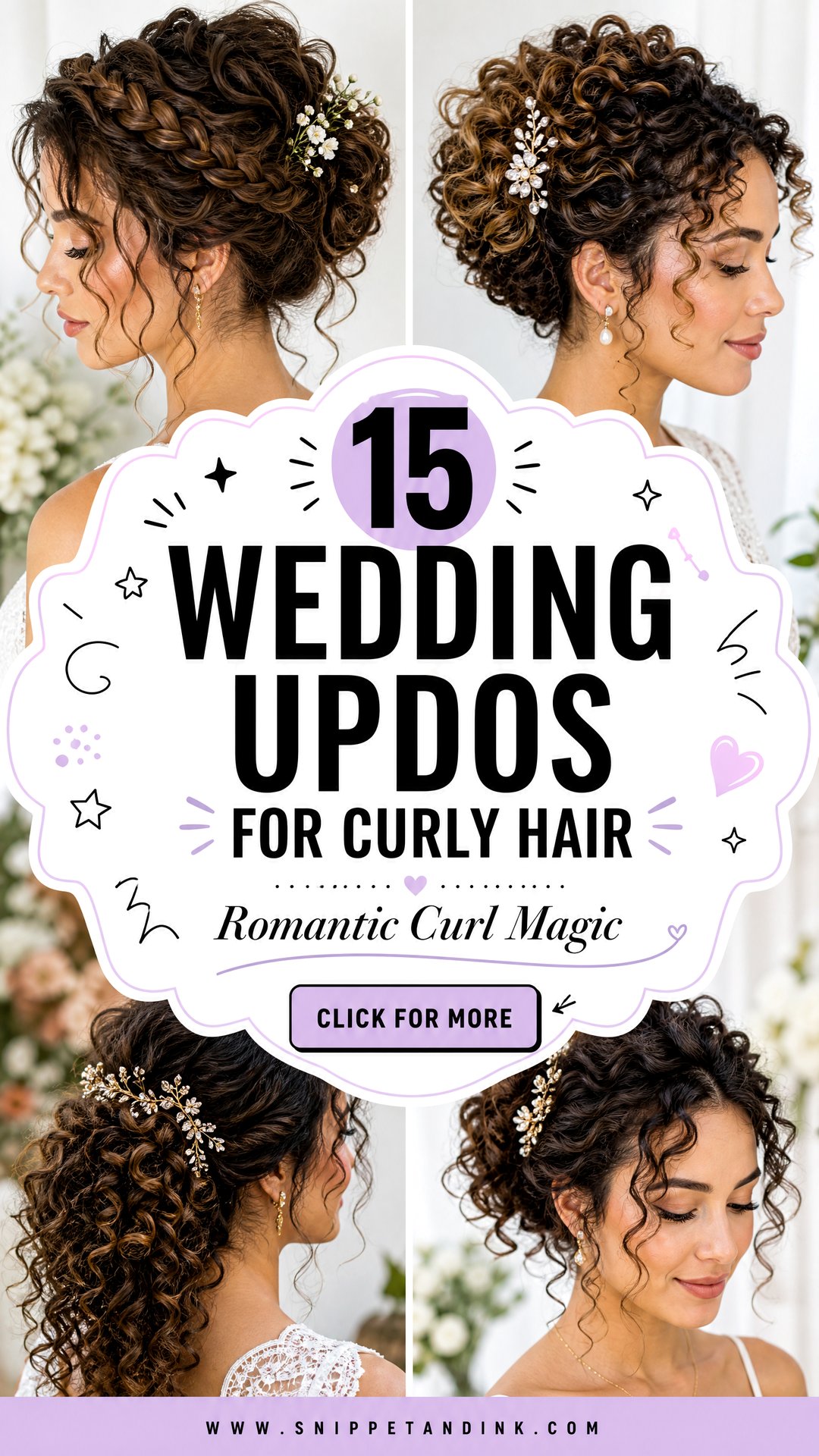 15 Wedding Updos for Curly Hair Romantic Bridal Inspo - 15 Wedding Updos for Curly Hair: Romantic Bridal Inspo