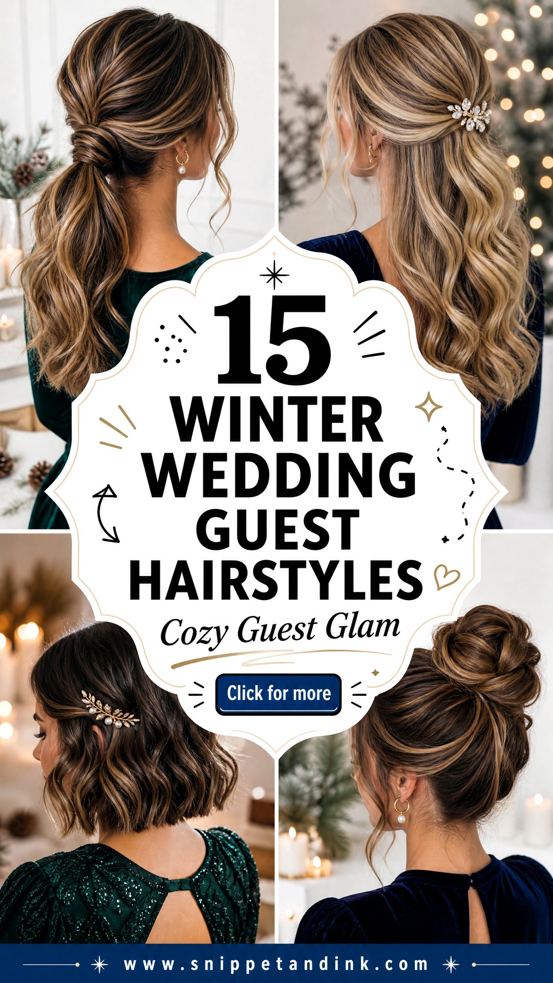 15 Winter Wedding Guest Hairstyles for Cozy Elegant Looks - 15 Winter Wedding Guest Hairstyles for Cozy Elegant Looks