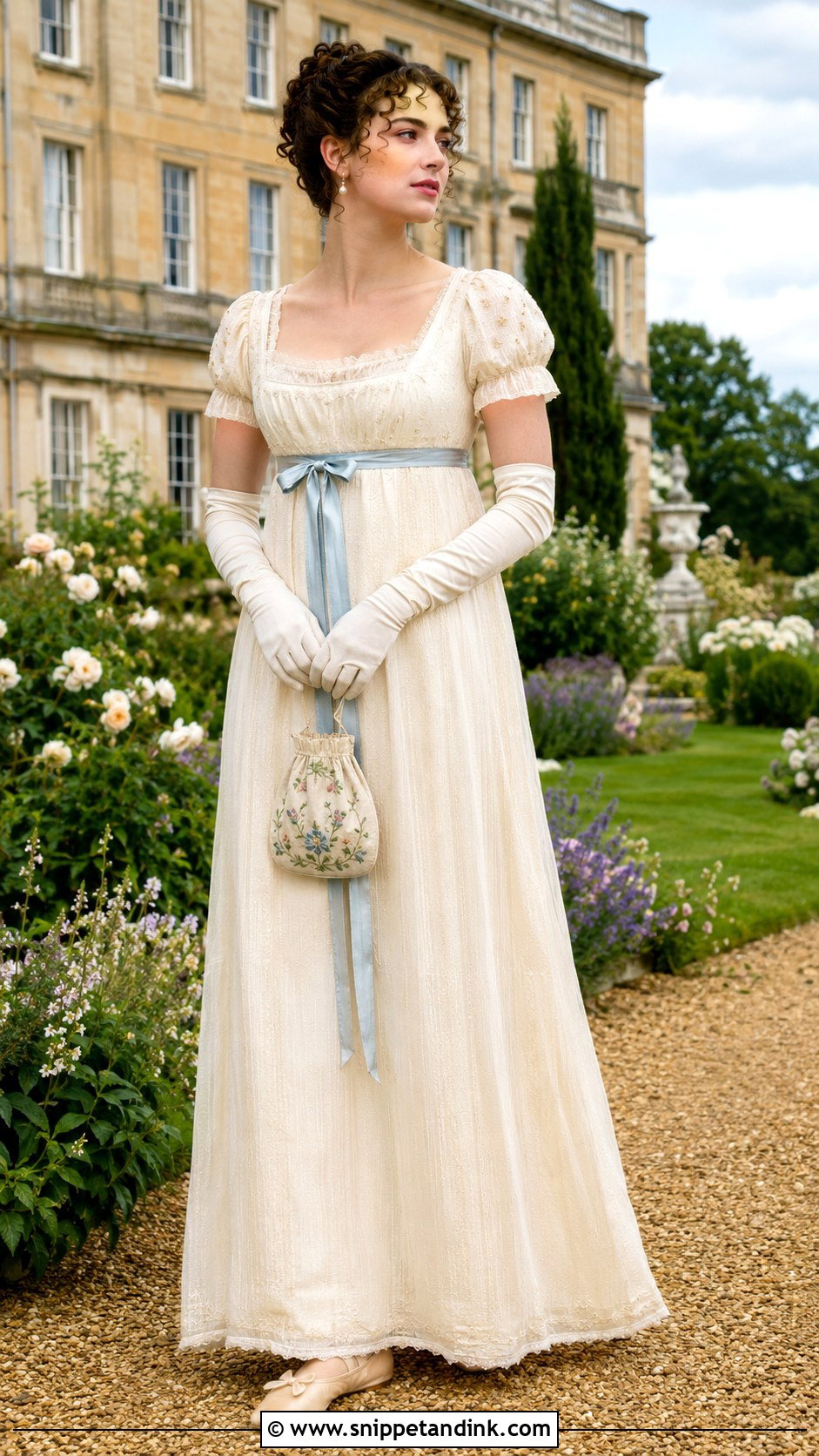 1800s Jane Austen Wedding Dress - Snippet and Ink - 25 1800s Wedding Dress Ideas