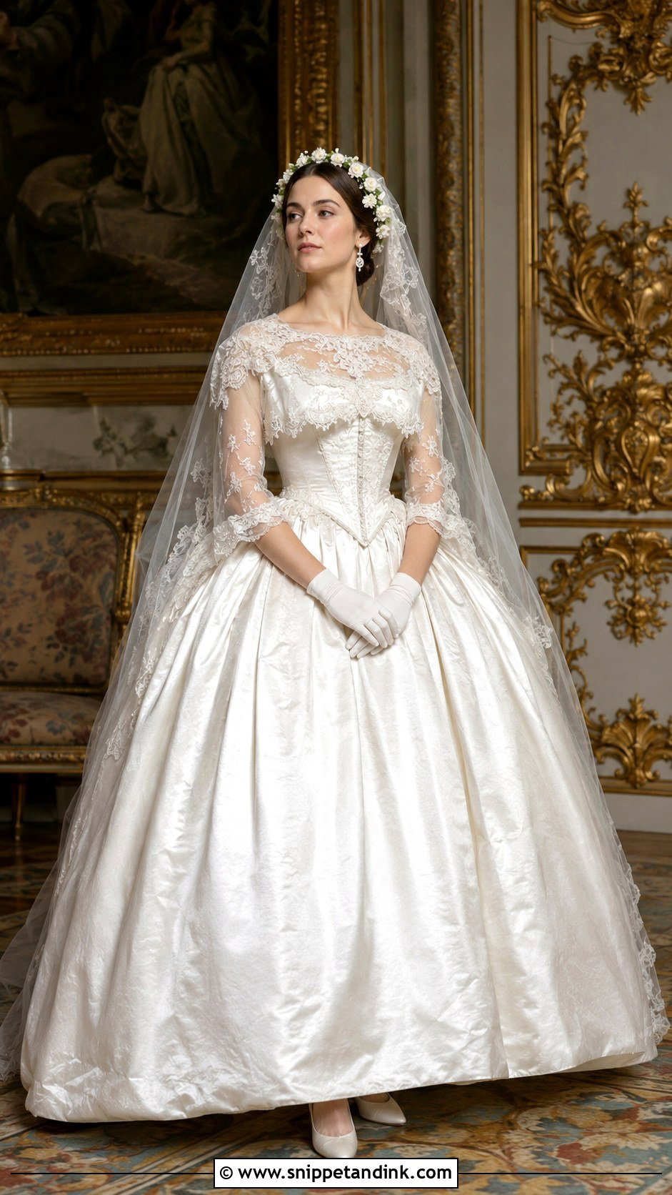 1800s Queen Victoria Wedding Dress - Snippet and Ink - 25 1800s Wedding Dress Ideas