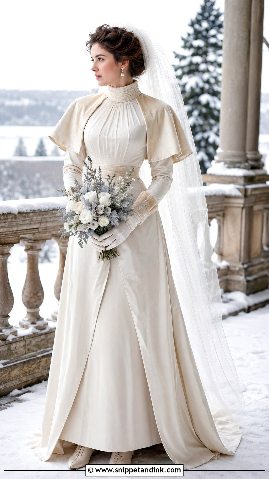 1900s Winter Wedding Dress - Snippet and Ink - 20 1900s Wedding Dress Ideas