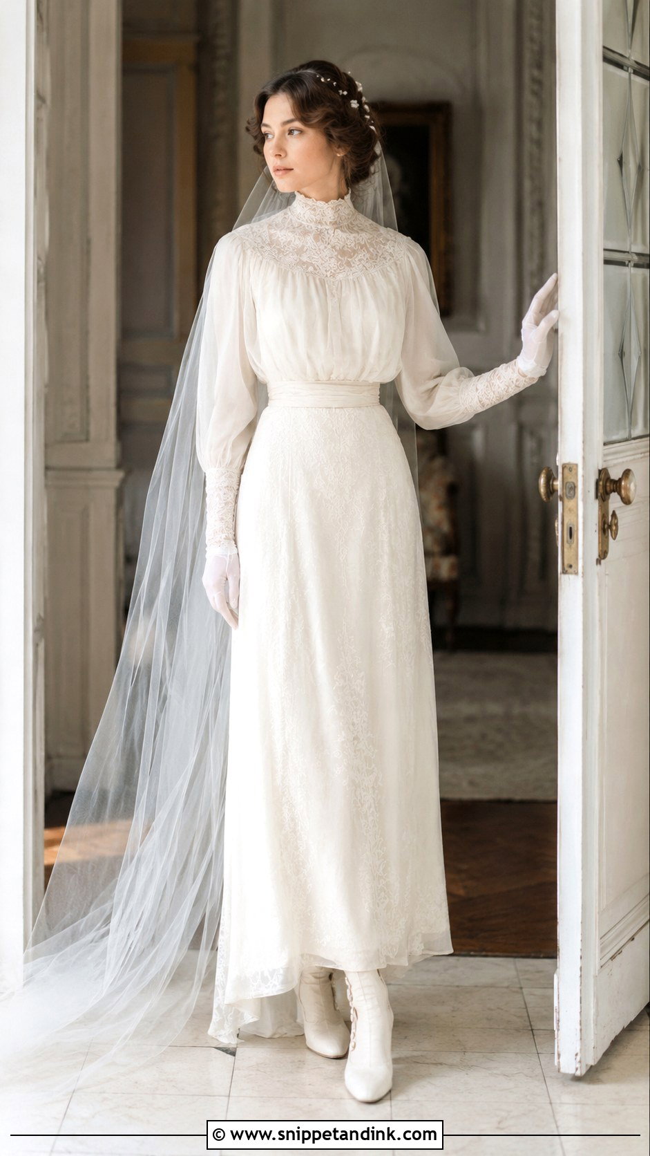1910s Wedding Dress - Snippet and Ink - 25 Historical Wedding Dresses