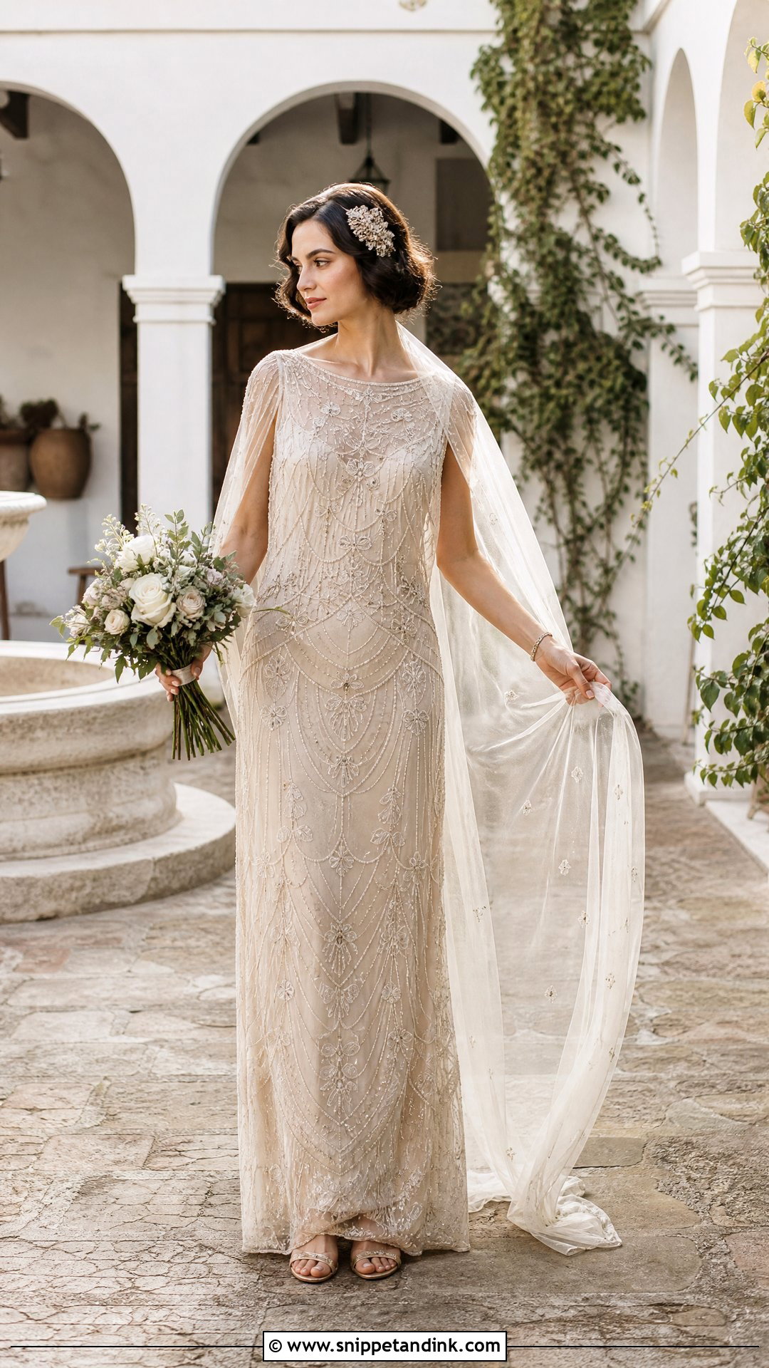 1920s Beaded Boho Vintage Wedding Dress - Snippet and Ink - 20 Unique Boho Vintage Wedding Dresses