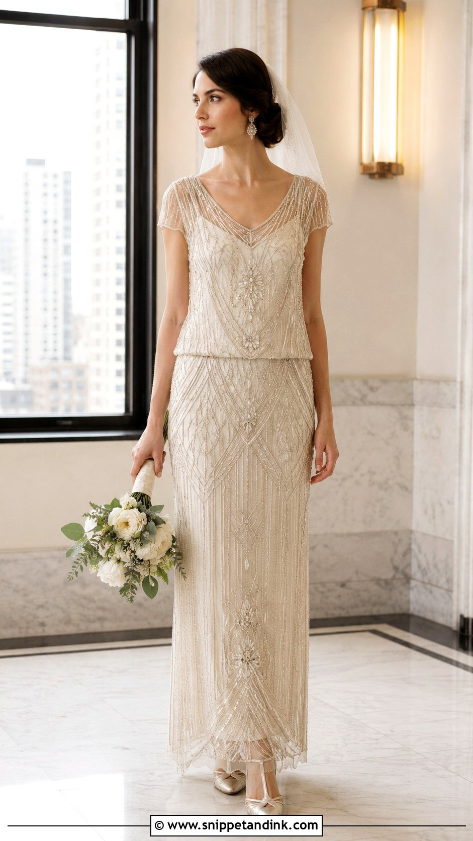 1920s Beaded Wedding Dress - Snippet and Ink - 30 Vintage Romantic Wedding Dress Ideas
