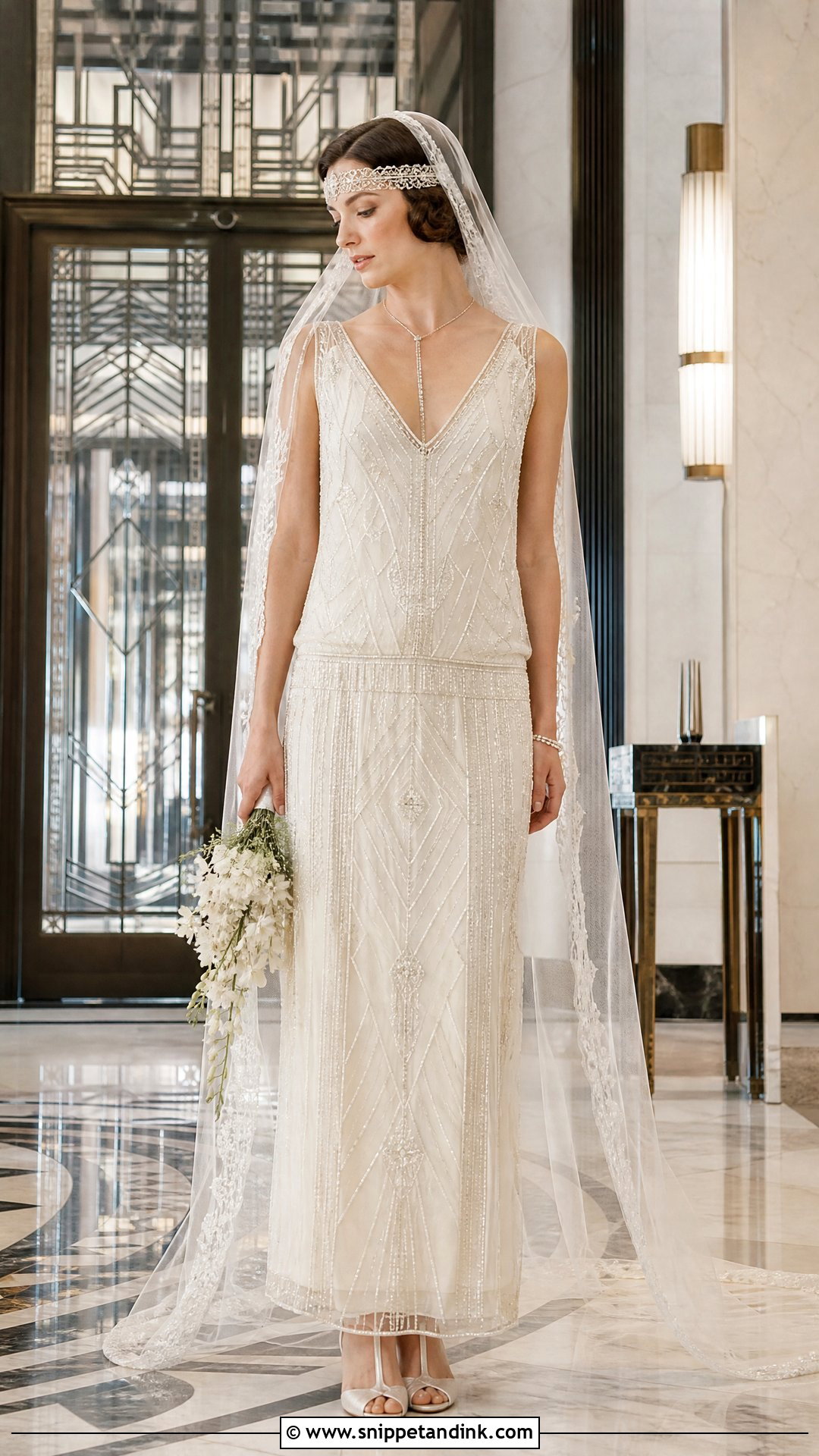 1920s Beaded Wedding Dress - Snippet and Ink - 25 Old Fashioned Wedding Dress Ideas