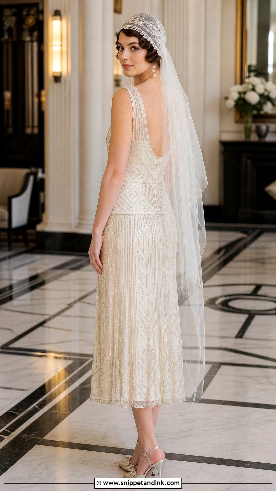 1920s Beaded Wedding Dress - Snippet and Ink - 20 Vintage Retro Wedding Dress Ideas