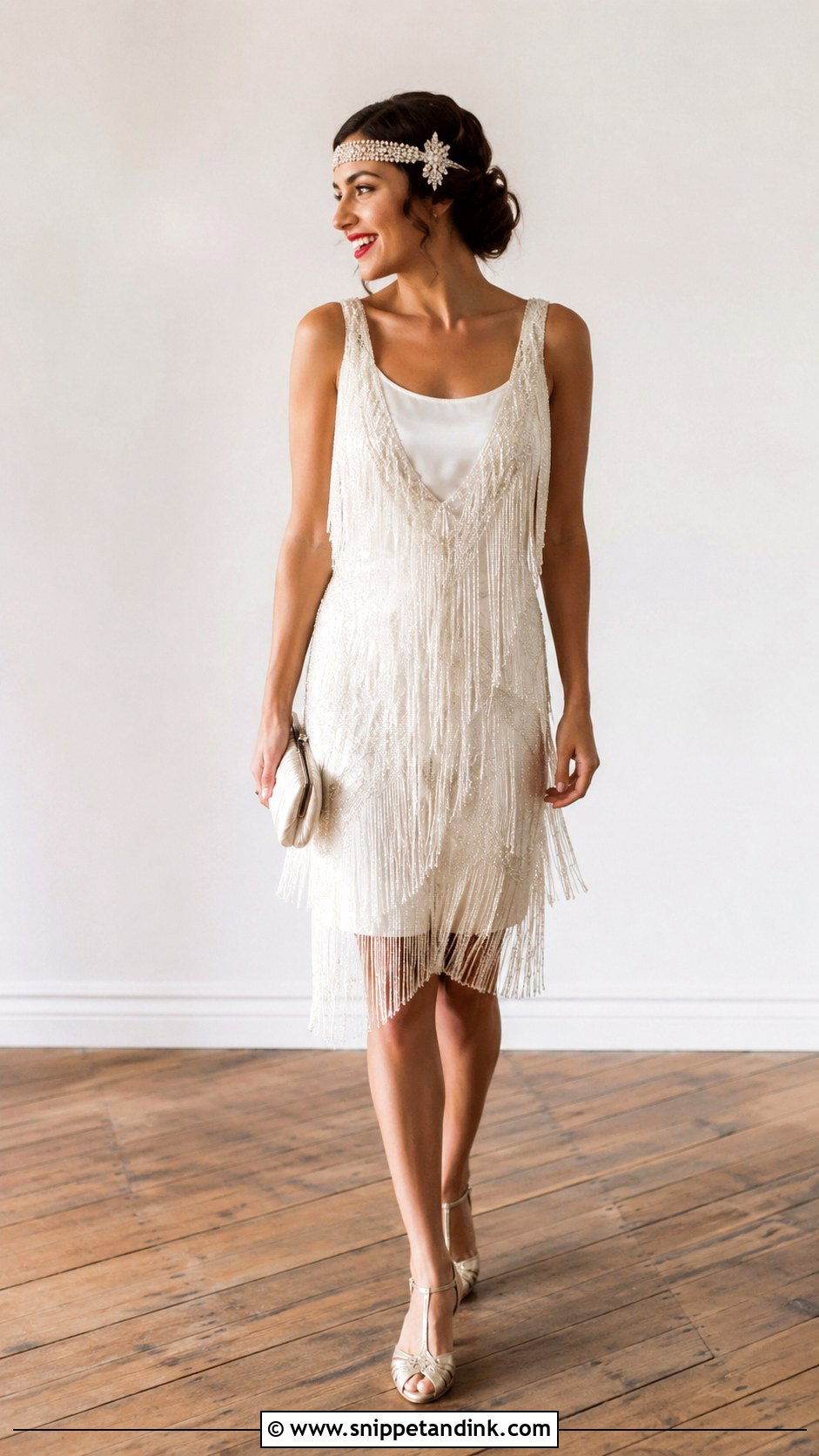 1920s Fringe Wedding Dress - Snippet and Ink - 25 1920 Wedding Dress Ideas