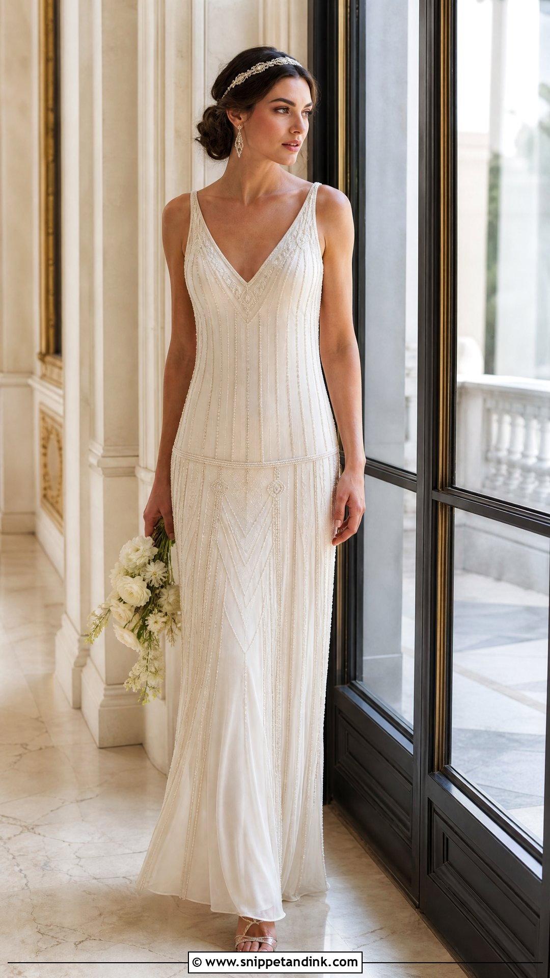 1920s Inspired Bridal Gown - Snippet and Ink - 20 2026 Bridal Gowns