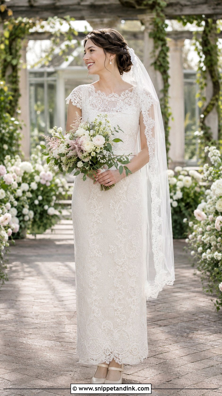 1920s Lace Wedding Dress - Snippet and Ink - 25 1920 Wedding Dress Ideas