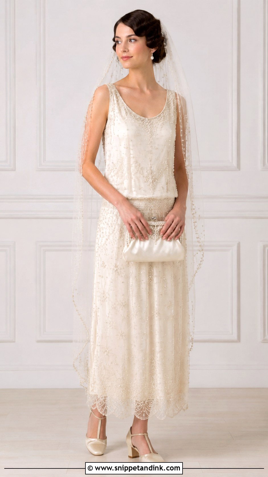 1920s Pearl Wedding Dress - Snippet and Ink - 25 1920 Wedding Dress Ideas