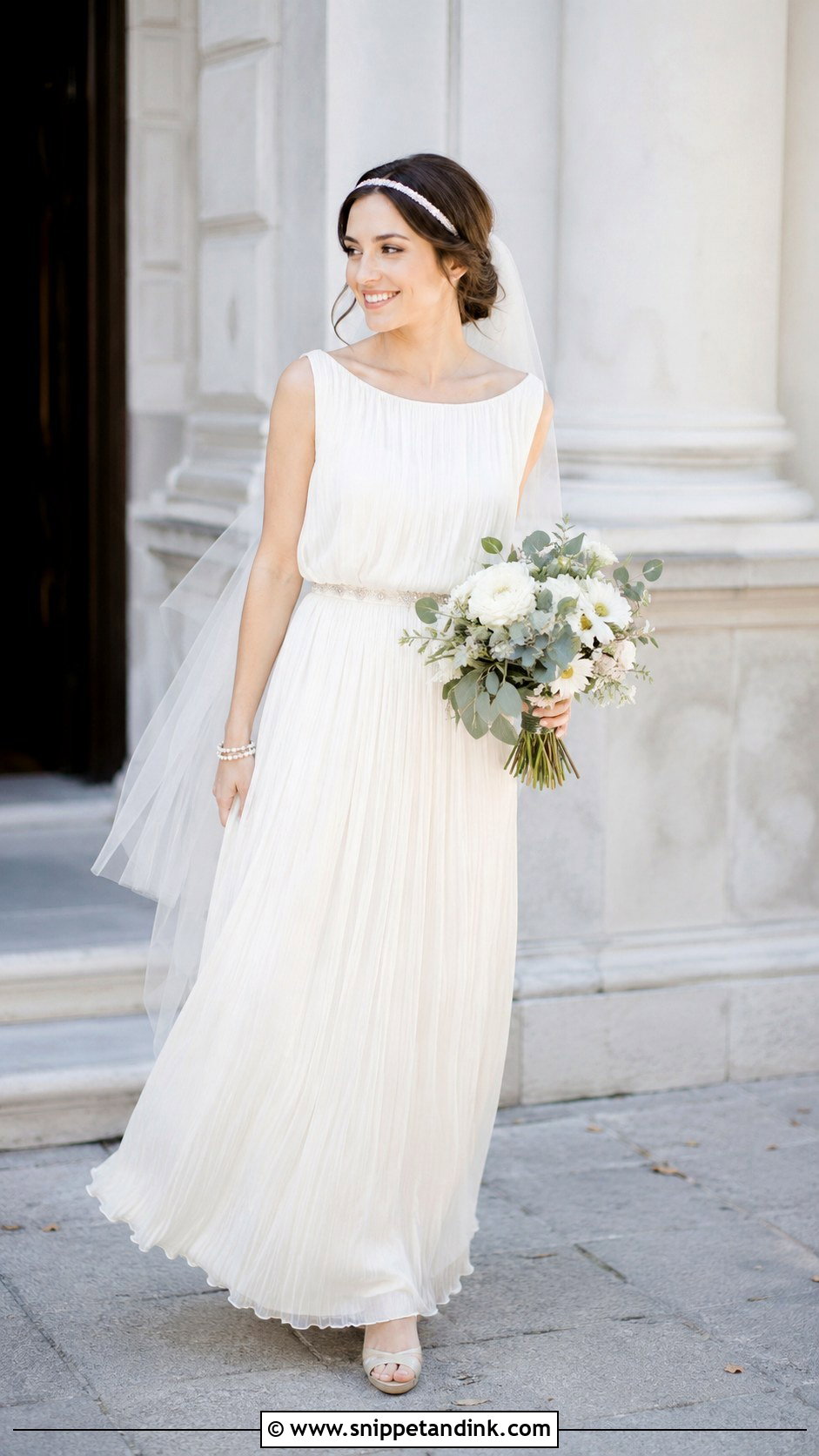 1920s Pleated Wedding Dress - Snippet and Ink - 25 1920 Wedding Dress Ideas