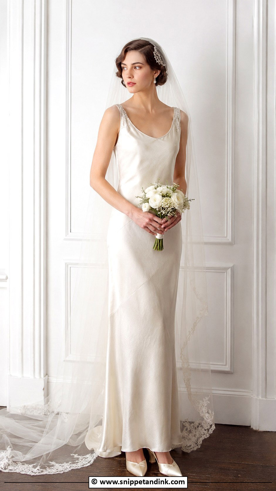 1920s Sheath Wedding Dress - Snippet and Ink - 30 1920s Wedding Dress Ideas