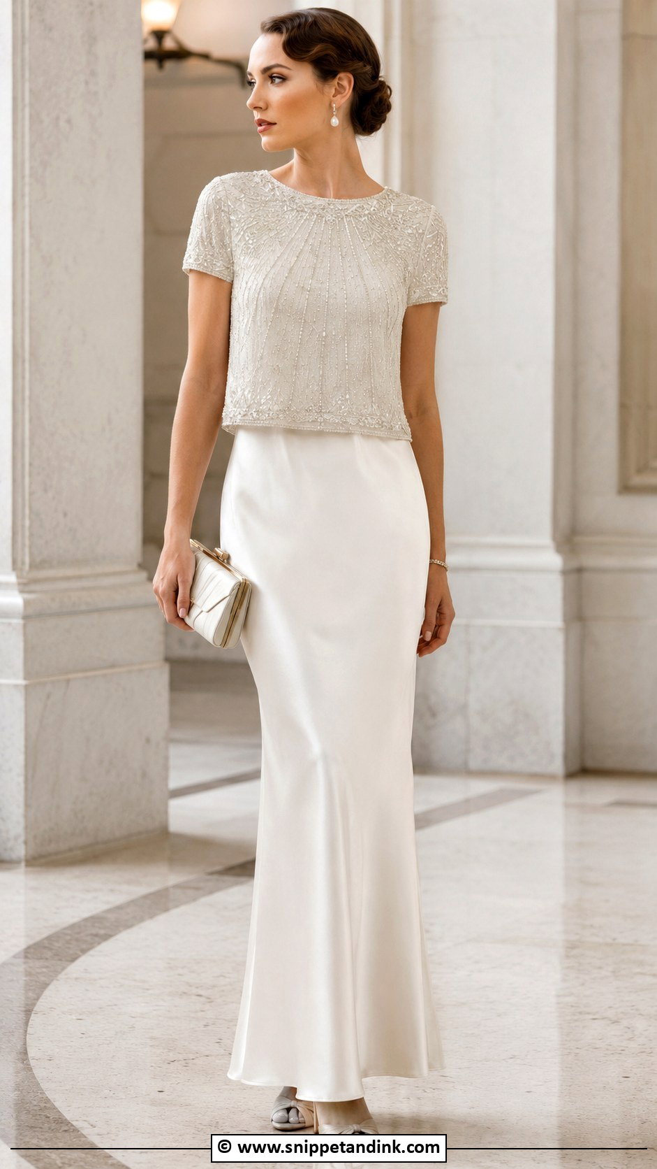 1920s Two Piece Wedding Dress - Snippet and Ink - 30 1920s Wedding Dress Ideas