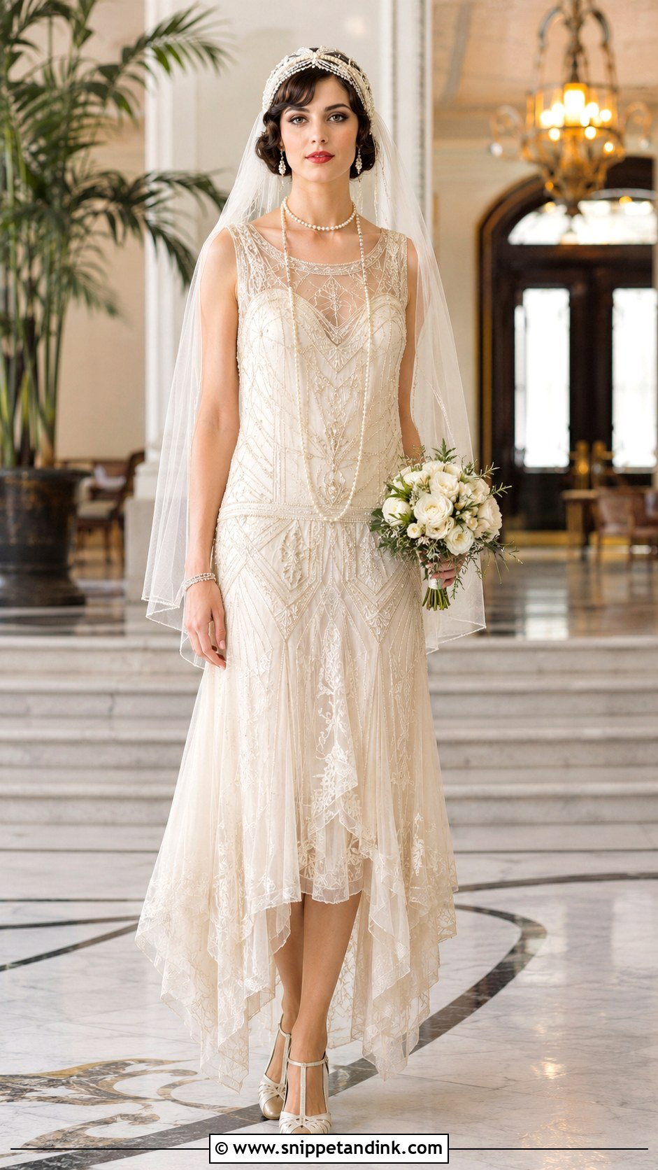 1920s Wedding Dress - Snippet and Ink - 25 Historical Wedding Dresses