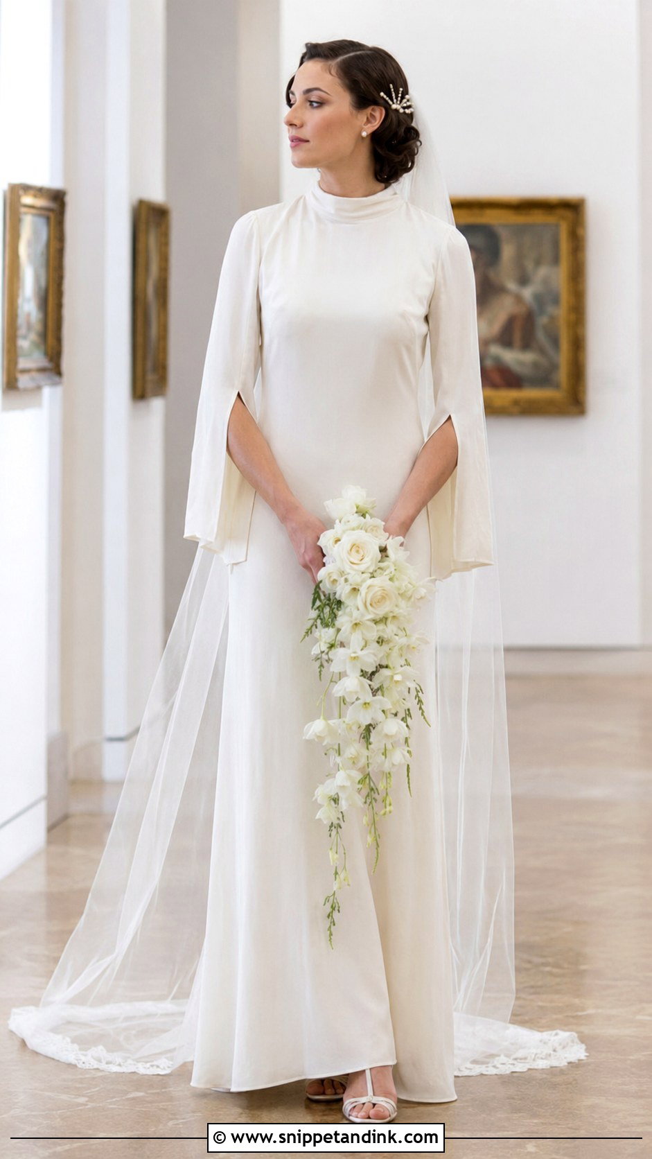 1930s Art Deco Beaded Wedding Dress - Snippet and Ink - 20 1930 Wedding Dress Ideas