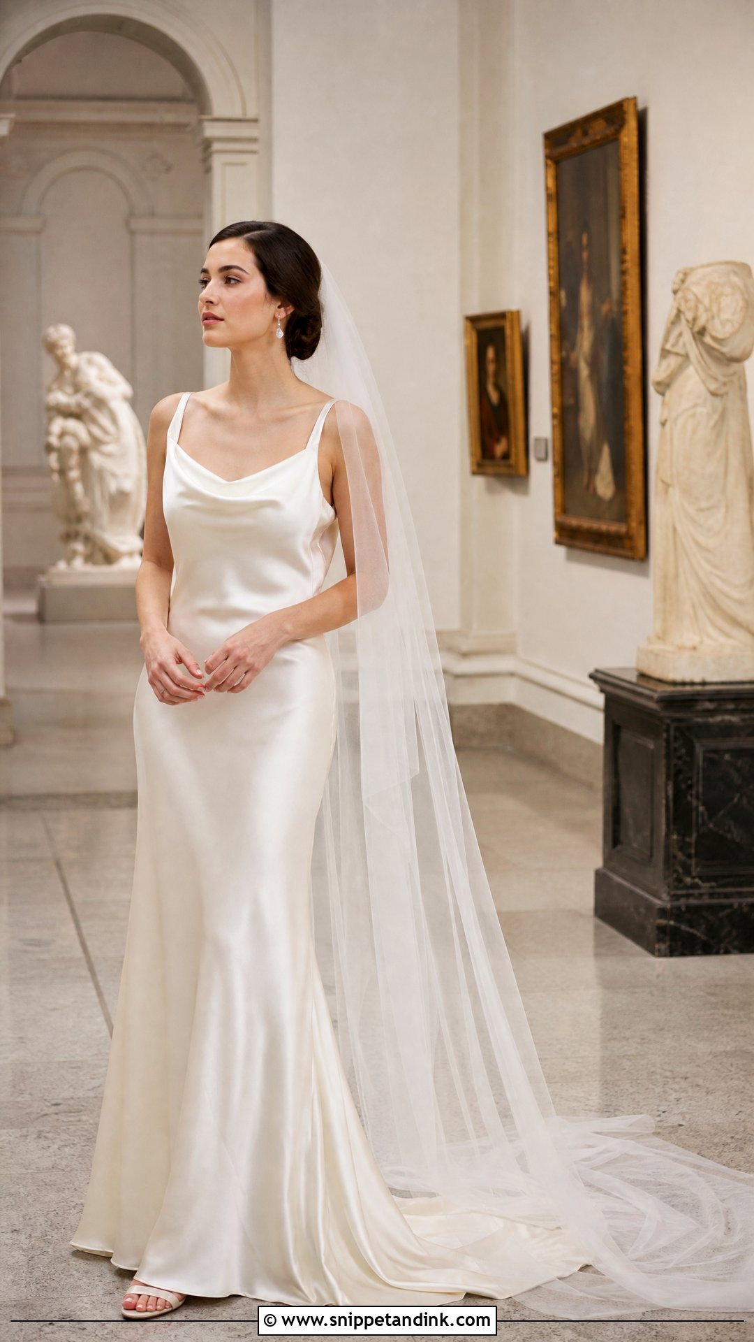 1930s Bias Cut Satin Vintage Bridal Gown - Snippet and Ink - 20 Vintage Bridal Gown Ideas