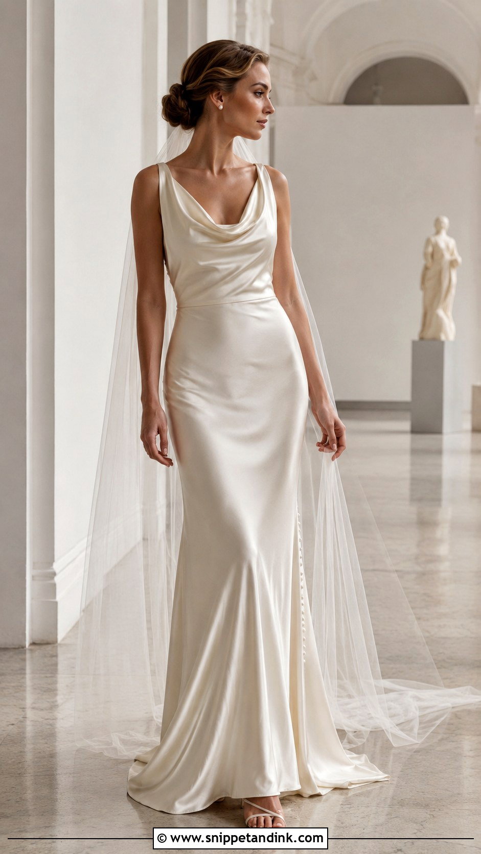 1930s Bias Cut Satin Wedding Dress - Snippet and Ink - 20 Unique Vintage Elegant Wedding Dresses