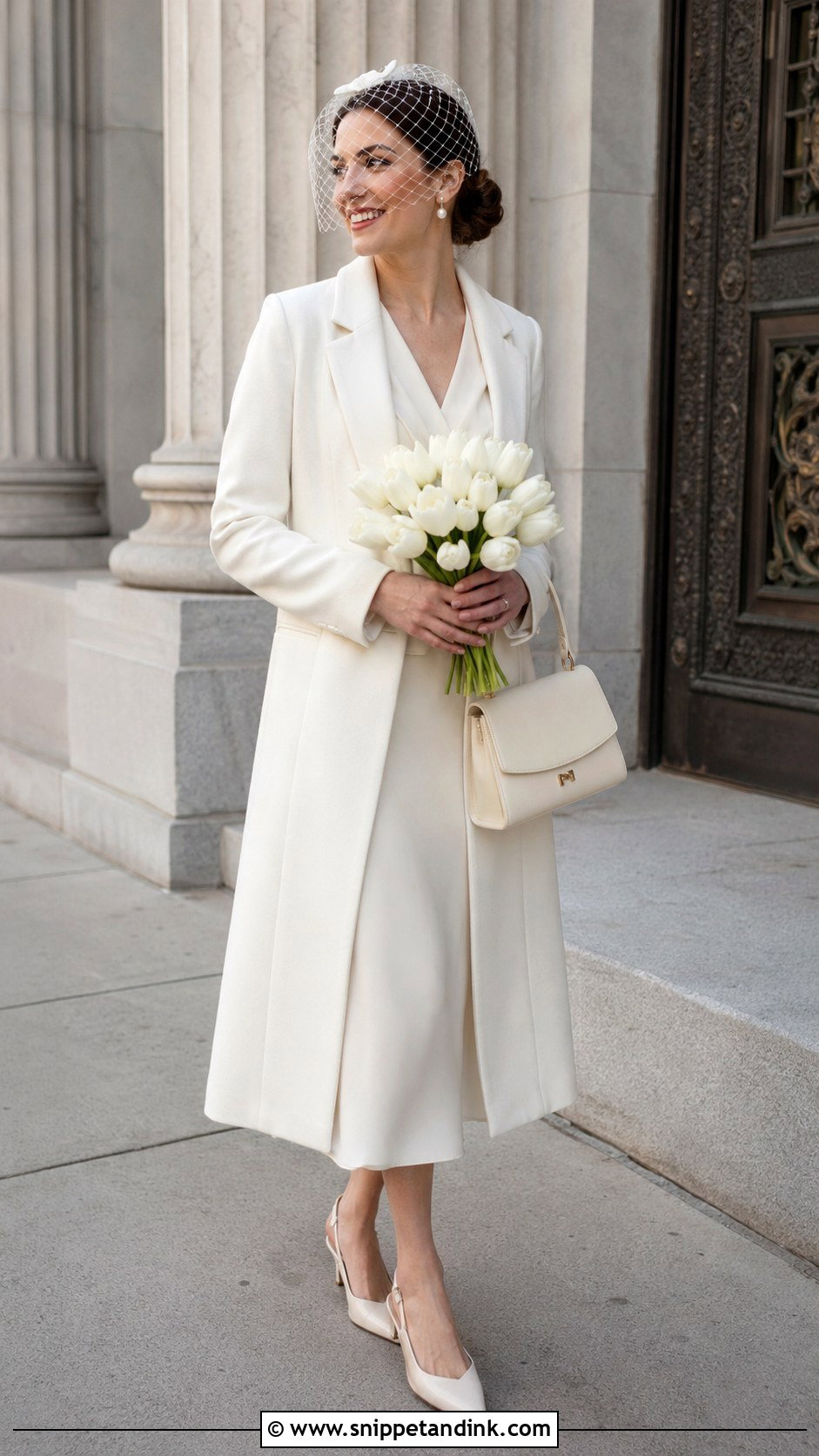 1930s Courthouse Wedding Dress - Snippet and Ink - 20 30s Wedding Dress Ideas