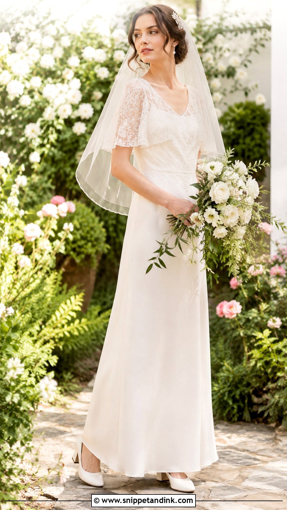 1930s Garden Lace Wedding Dress - Snippet and Ink - 20 30s Wedding Dress Ideas