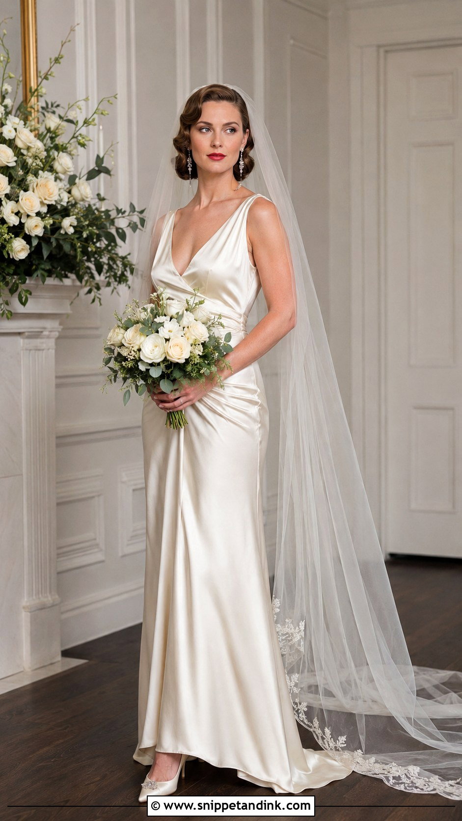 1930s Satin Old Wedding Dress - Snippet and Ink - 25 Old Wedding Dresses