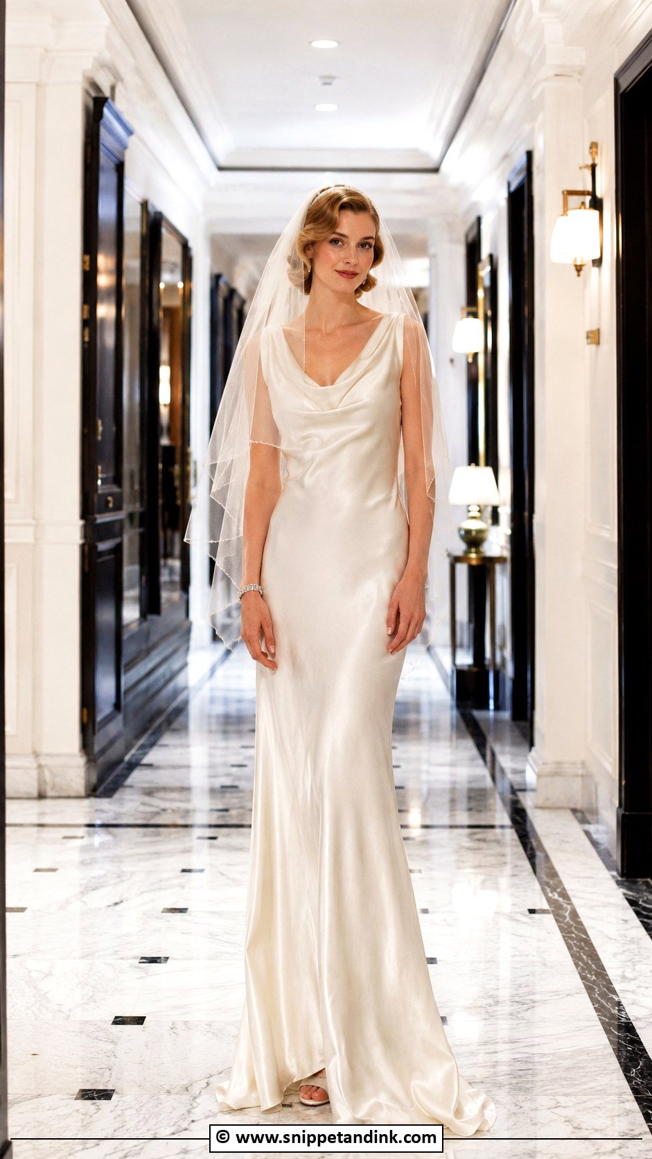 1930s Satin Wedding Gown - Snippet and Ink - 35 Vintage Wedding Gown Ideas