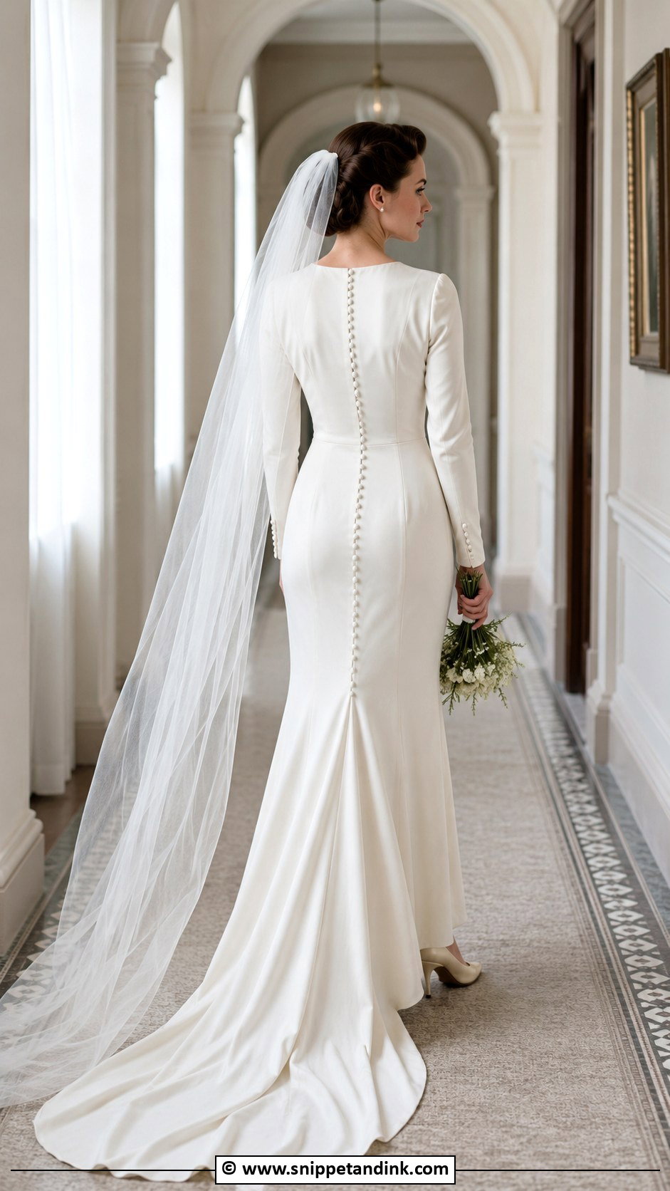 1930s Wedding Dress With Button Back - Snippet and Ink - 25 1930s Wedding Dress Ideas