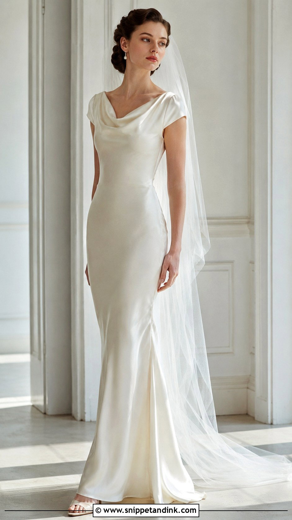 1940s Bias Cut Wedding Dress - Snippet and Ink - 25 1940 Wedding Dress Ideas