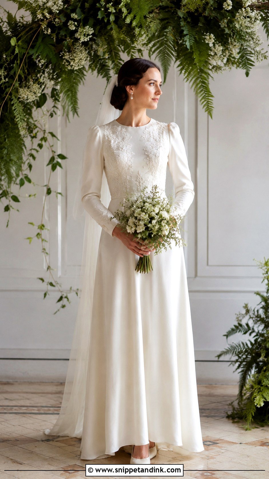 1940s Embroidered Wedding Dress - Snippet and Ink - 25 Vintage Wedding Dress 1950s 1940s Ideas
