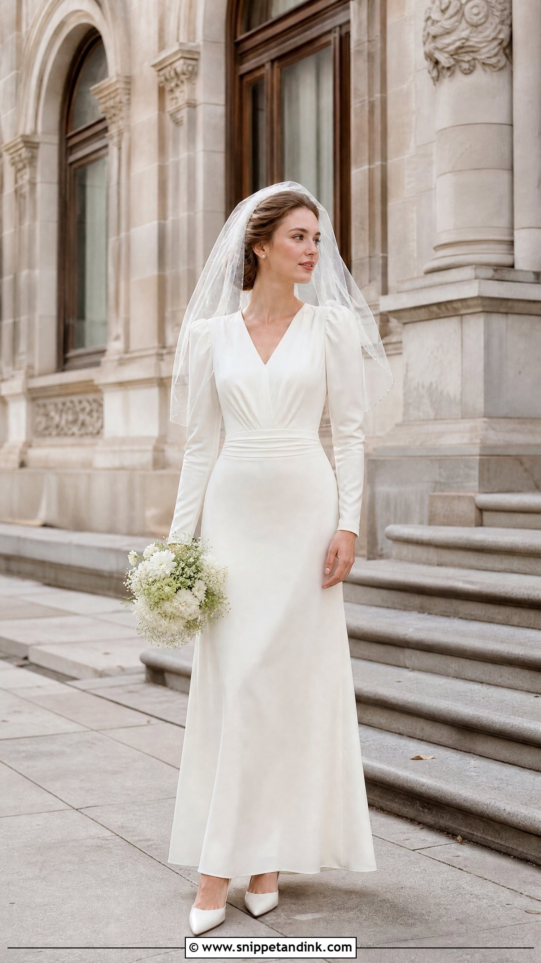 1940s Long Sleeve Wedding Dress - Snippet and Ink - 25 Old Fashioned Wedding Dress Ideas