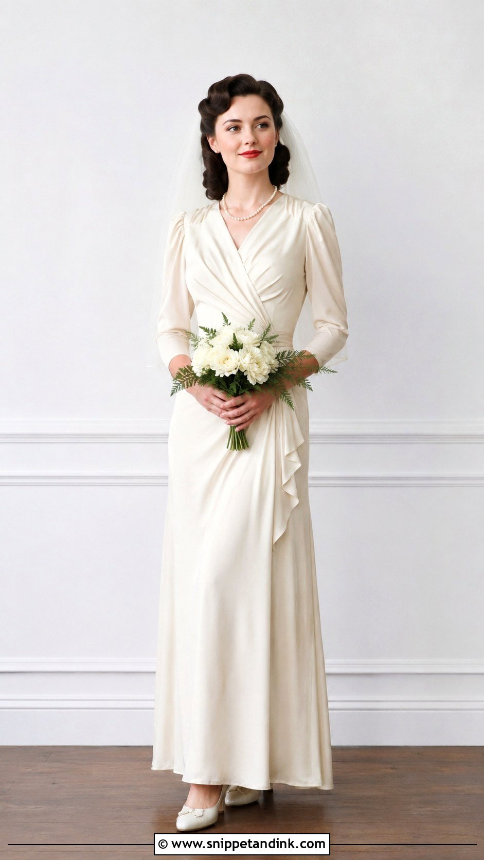 1940s Rayon Wedding Dress - Snippet and Ink - 25 1940 Wedding Dress Ideas
