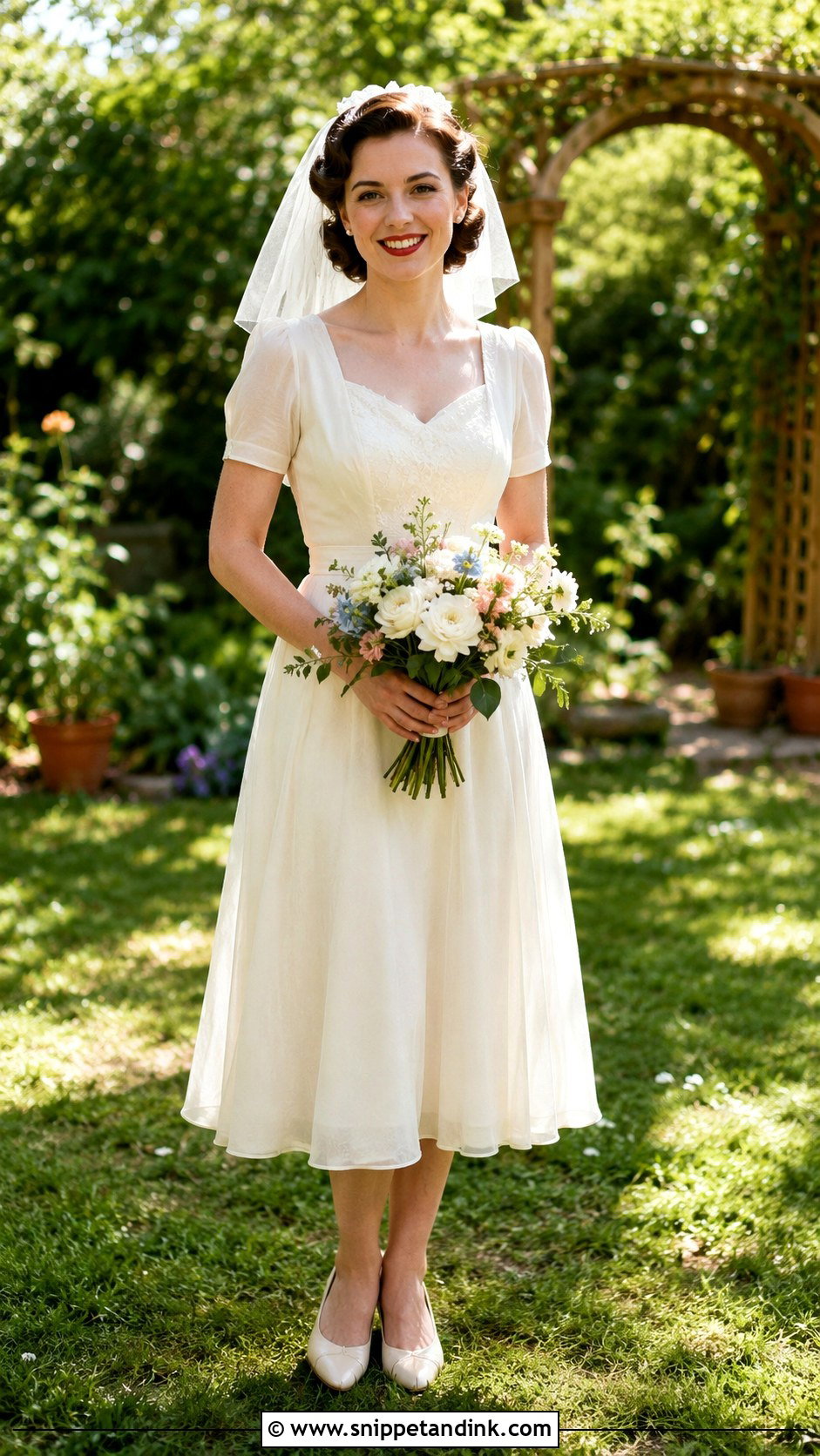 1940s Summer Wedding Dress - Snippet and Ink - 25 1940 Wedding Dress Ideas