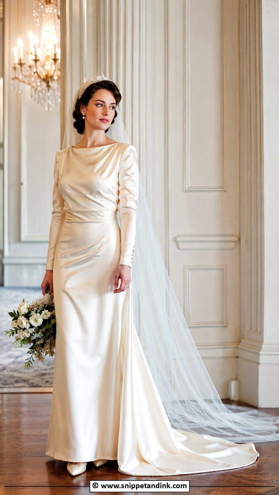 1940s Wedding Dress With Train - Snippet and Ink - 25 1940s Wedding Dress Ideas