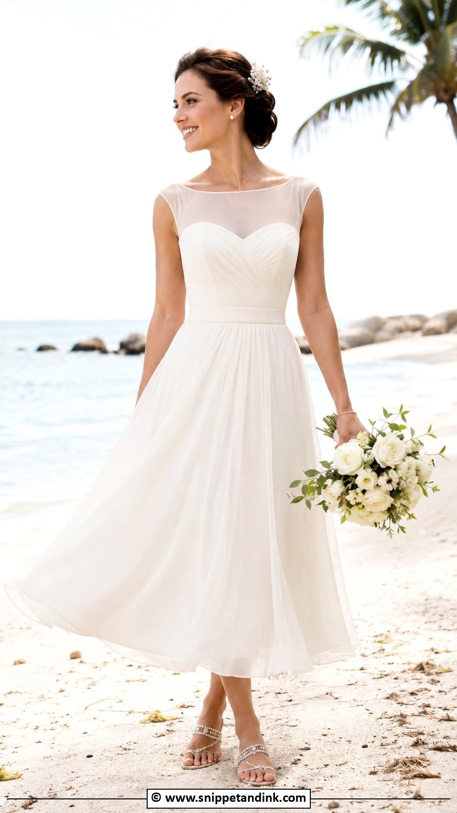1950S Beach Tea Length Wedding Dress - Snippet and Ink - 25 1950S Wedding Dress Tea Length Ideas